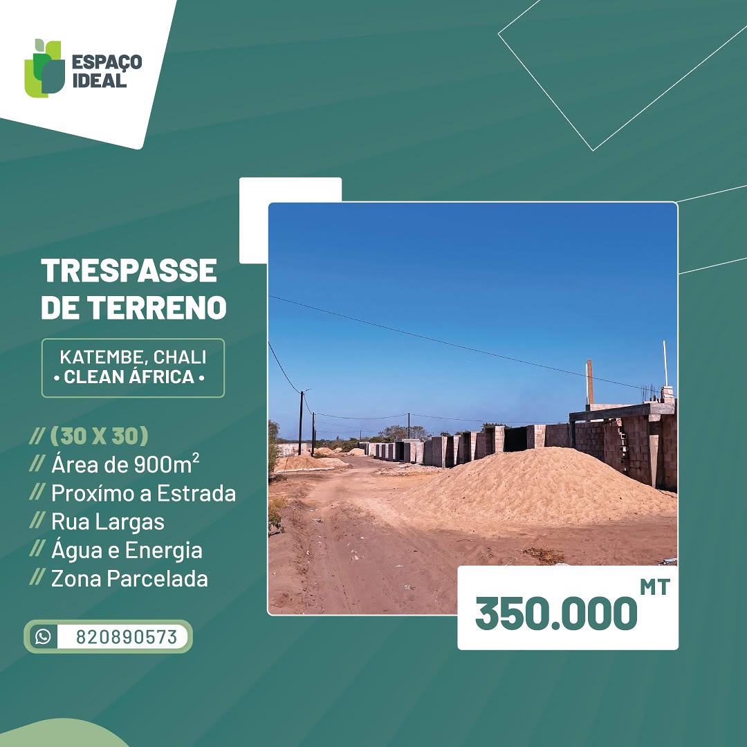 Este terreno 30 por 30, com 900 m² pode ser seu